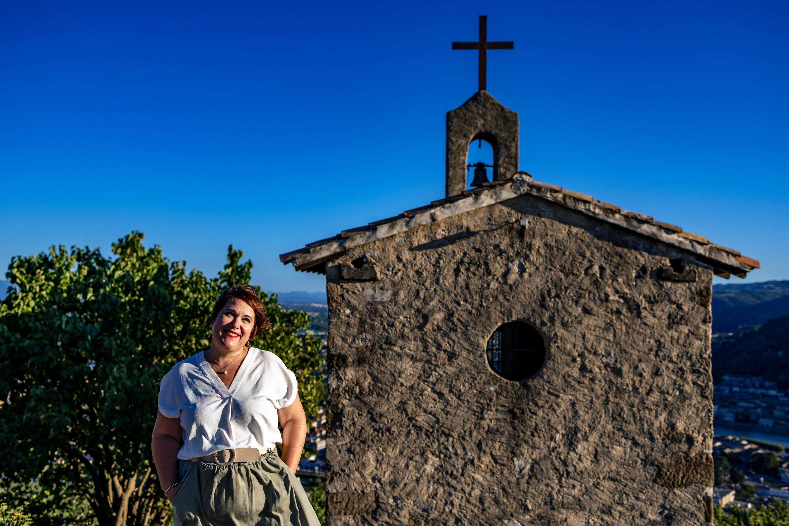 Alice Didier, officiante de cérémonie laïque dans la Drôme